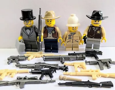 Buy Lego - Wild West - Cowboy World Explorer Minifigures X4 & Brickarms Accessories • 13£