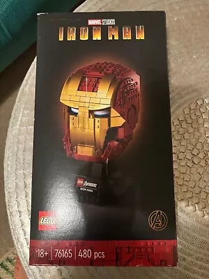 Buy Brand New In Unopened Box - Rare Marvel Iron Man Helmet Lego Set  ID No. 76165 • 125£