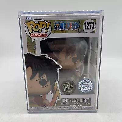 Buy Funko Pop One Piece Red Hawk Luffy GITD CHASE #1273 + Free Pop Stack • 44.99£