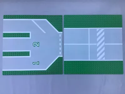 Buy LEGO 32 X 32 GREEN ROAD BASE PLATES X 2  Driveway + Crosswalk • 8.99£