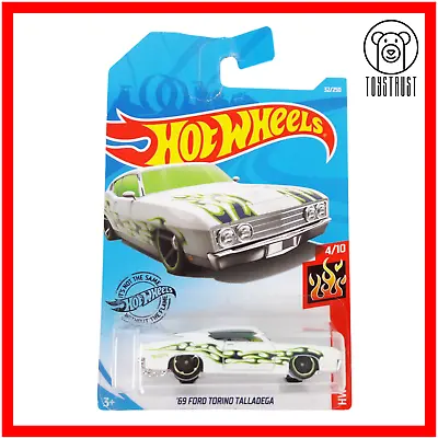 Buy Hot Wheels Ford Torino Talladega 69 HW Flames 4/10 32/250 Boxed Diecast Mattel • 7.99£