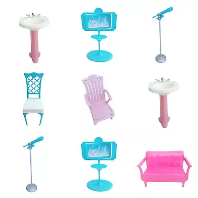 Buy Barbie Malibu Dream House Purple Dressing Table & Mirror  2010 Mattel • 6.99£