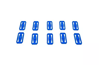 Buy 3D Printed For Hot Wheels Track Connectors Set Of 10 - BLUE • 11.05£