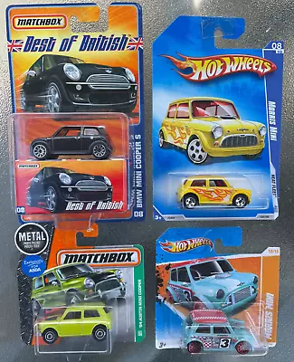 Buy Hot Wheels & Matchbox MINI COOPER Austin 64 Morris 1:64 Scale 4 Cars (NEW) • 19.98£