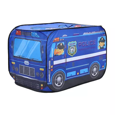 Buy Large Police Car Play Tent Police Theatre Playhouse Pop Up Bus Tent Play House • 11.95£