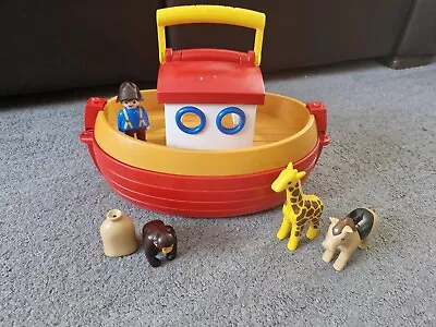 Buy PLAYMOBIL 123 NOAHS ARK My Take Along  Playset Portable Toy & Animals  • 5£