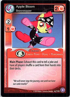 Buy My Little Pony The Crystal Games Foil Card F10 Apple Bloom  • 3.73£