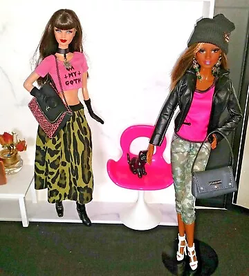 Buy BARBIE BASICS Black Label Gothic Look Rock & Accessories 2 Dolls MATTEL • 121.60£