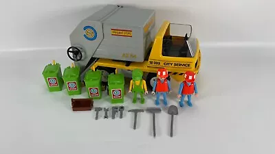 Buy 1978 Playmobil Rubbish Garbage Refuse Truck Lorry - 3780 - Complete - VGC • 25£