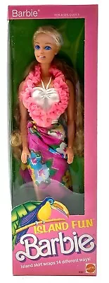 Buy Vintage 1987 Island Fun Barbie Doll / Mattel 4061, NrfB, Original Packaging • 101.25£