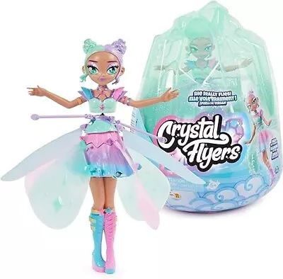 Buy Hatchimals Crystal Flyers, Pastel Kawaii Doll Magical Flying Toy With Lights • 6£
