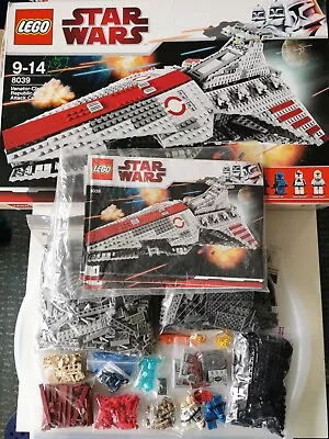 Buy LEGO 8039 Venator-Class Republic Attack Cruiser Star Wars 2009 100% Complete Box • 269.95£