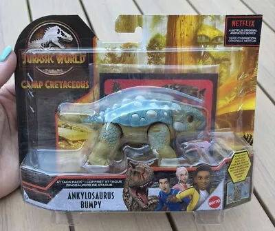 Buy Jurassic World  Anklyosaurus Baby Bumpy Camp Cretaceous Attack Pack Figure New • 30£
