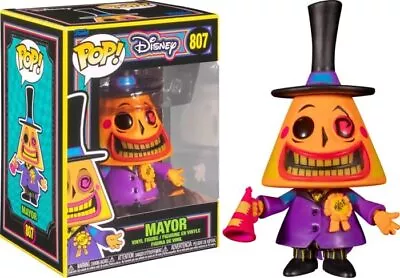 Buy Pop Nightmare Before Chrismas Mayor Blacklight Vinyl Figur • 13.01£