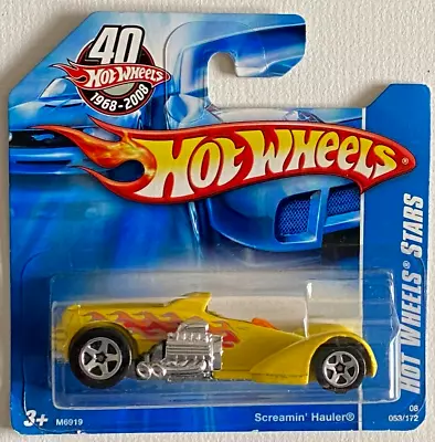 Buy HOT WHEELS - 40th ANNIVERSARY 1968-2008 - SCREAMIN HAULER - YELLOW - 2008/053 • 3.30£