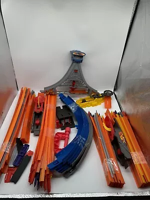 Buy Genuine Hot Wheels 41 Pcs Of Track + Free Accessories Bundle/Job Lot SEE DESCRIP • 55£