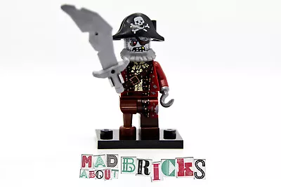 Buy NEW Lego Minifig Minifig Monster Zombie Pirate Series 14 Complete W Stand + A... • 5.94£