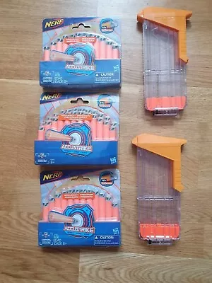 Buy NERF Bundle: 3 X N-Strike Accustrike Refill And 2 X N Strike 12 Dart Clips • 12.50£