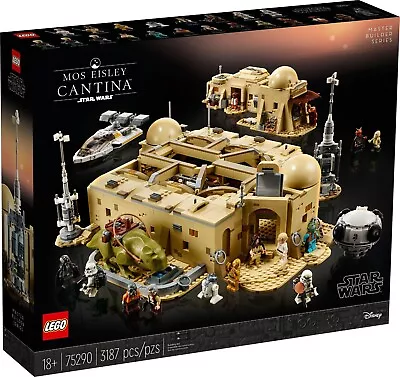 Buy 🌟 EMPTY BOX 🌟 Lego Star Wars 75290 Mos Eisley Cantina 🌟 FLATTENED / MINT🌟 • 49.95£
