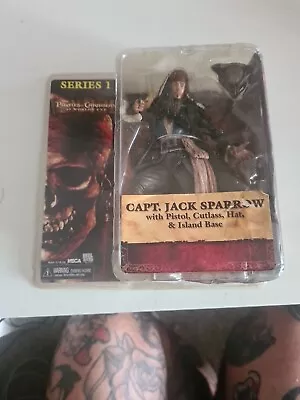 Buy Disney Pirates Of The Caribbean: Capt. Jack Sparrow Figure - NECA Series 1 • 15£