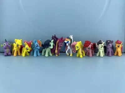 Buy My Little Pony Figures Toys Mini Unicorn Fluttershy Rainbow Dash 12PC Bundle Set • 6.66£