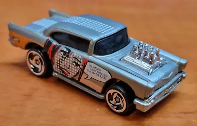Buy B10-157 - Vintage Hot Wheels - 57 Chevy - Silver With Female Face On Sides • 5£