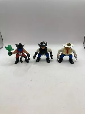 Buy Fisher Price 1996 Western Town X 3 Cowboy Figures. • 2£
