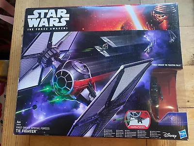 Buy Hasbro Star Wars Force Awakens First Order Tie Fighter B3920 Boxed Sealed  • 19.99£