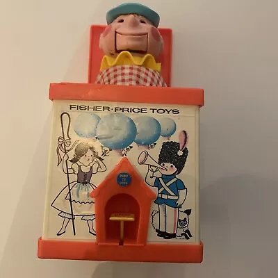 Buy Vintage 1970 Fisher Price Jack In The Box Puppet Pop Up • 14.99£