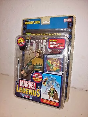 Buy Marvel Legends Loki With Comic Onslaught BAF 2006 New Toybiz Rare Sealed • 20£