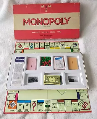 Buy Monopoly Original Classic Waddingtons Vintage Board Game 100% Complete • 17.95£