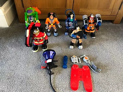 Buy Fisher Price Rescue Heroes Bundle Of Figures And Accessories Lot 1 • 10£