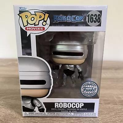 Buy ROBOCOP #1638 METALLIC | FUNKO POP! MOVIES | 80’s HORROR ACTION SCI-FI • 27.99£