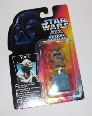Buy STAR WARS Power Of The Force Yoda Action Figure - Tri Logo Packaging - Opened • 5.50£