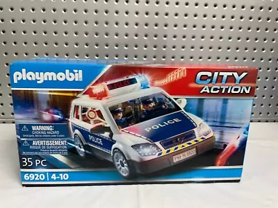 Buy Playmobil 6920 City Action Police Squad Car With Lights & Sound Vehicle Playset • 24.99£