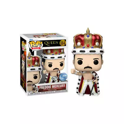 Buy POP16 FUNKO POP QUEEN Figure: Freddie Mercury Diamond Coll. Special Ed. #184 • 33.64£