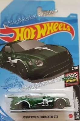 Buy Hot Wheels · 2018 Bentley Continental Gt3 · Long Card · Brand New And Sealed • 5£