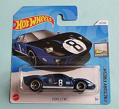 Buy Hot Wheels. Ford GT40. New Collectable Toy Model Car. Factory Fresh Series. • 4£