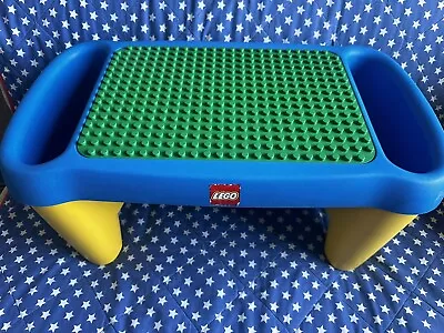 Buy Vintage Lego Duplo Toddler Lap Tray Table Desk - Baseplate Top / Storage Sides • 39.99£