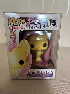 Buy Funko Pop! My Little Pony The Movie Fluttershy Sea Pony #15 Vinyl Figure  • 15£