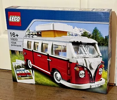 Buy LEGO 10220 Volkswagen T1 Camper Van Retired Brand New Sealed Set • 199.99£