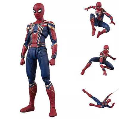Buy 15 Cm Avengers 3 Infinity War Spiderman Action Figure S.H. Figuarts Iron Spider • 23.69£