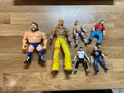 Buy WWF Wrestling Figure Bundle Hasbro Jim Duggan • 6£