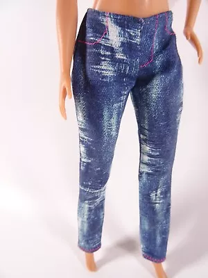 Buy Fashion Fashion For Barbie Or Similar Doll Casual Clothing Jeans Pants Blue (14834) • 5.01£