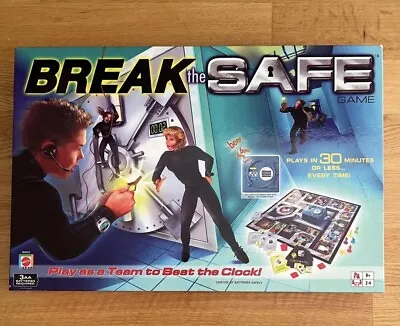 Buy BREAK THE SAFE  Heist Board Game - Safe Does Not Work Missing 1 Card 2003 Mattel • 12.11£