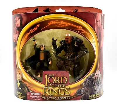 Buy Lord Of The Rings The Two Towers - Merry & Grishnakh Action Figure 2-Pack • 29.99£