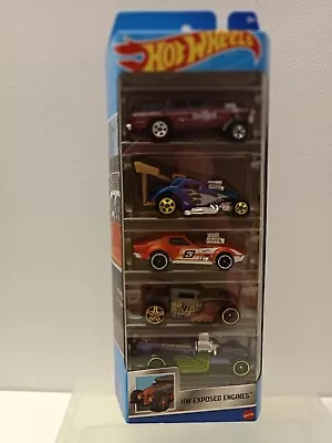 Buy Hot Wheels HW Exposed Engines 5 Pack Car BNIB - Fiat 500C Rigor Motor Nova Wagon • 8£