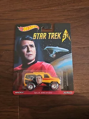 Buy 2016 Hot Wheels Star Trek 50th Anniversary Scotty Baja Breaker Real Riders New • 9.99£