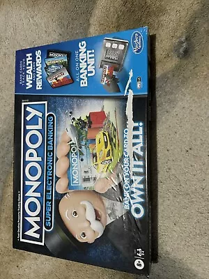 Buy 2020 Monopoly Super Electronic Banking Board Game 100% Complete • 15.99£