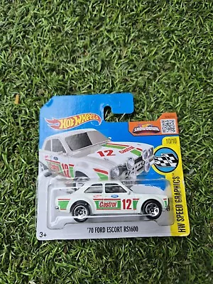 Buy FORD ESCORT RS1600 WHITE CASTROL Hot Wheels 1:64 **COMBINE POSTAGE** • 7.99£